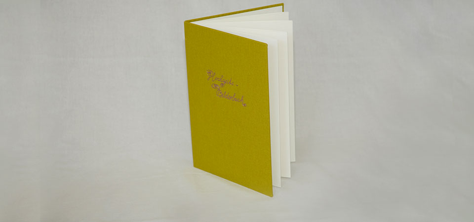 Buch für Hochzeit Druckerei